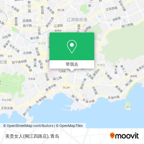 美贵女人(闽江四路店)地图