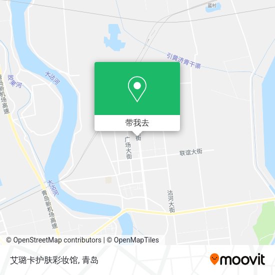 艾璐卡护肤彩妆馆地图