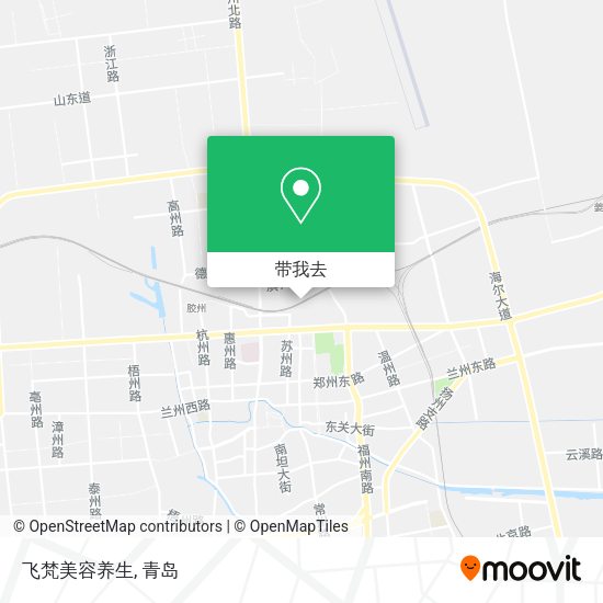 飞梵美容养生地图