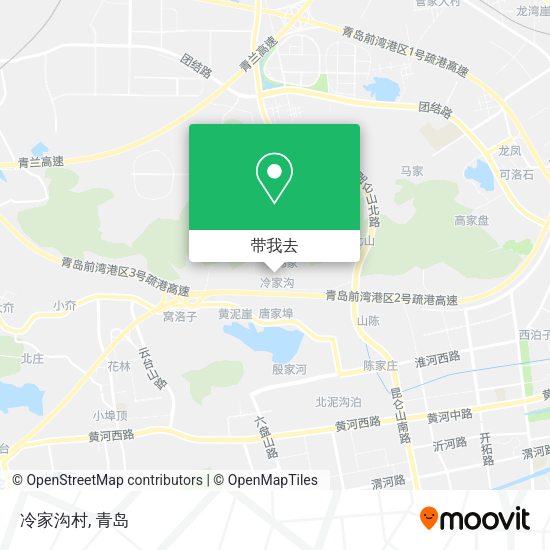 冷家沟村地图