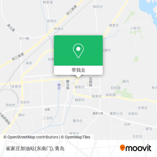 崔家庄加油站(东南门)地图