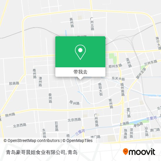 青岛豪哥晨姐食业有限公司地图