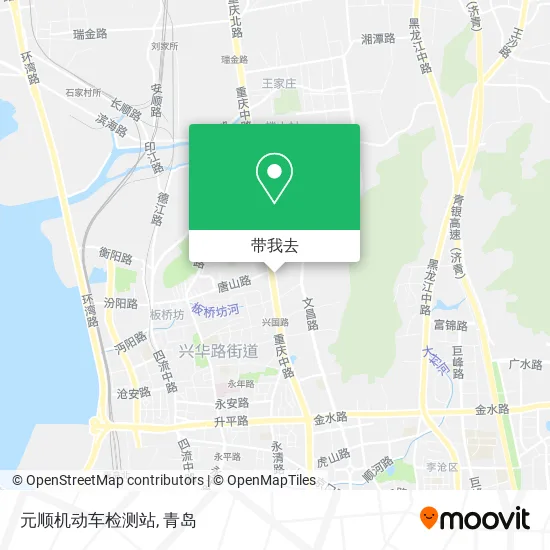 元顺机动车检测站地图