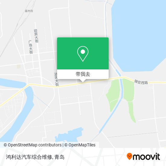 鸿利达汽车综合维修地图