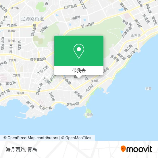 海月西路地图