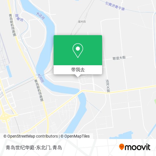 青岛世纪华庭-东北门地图