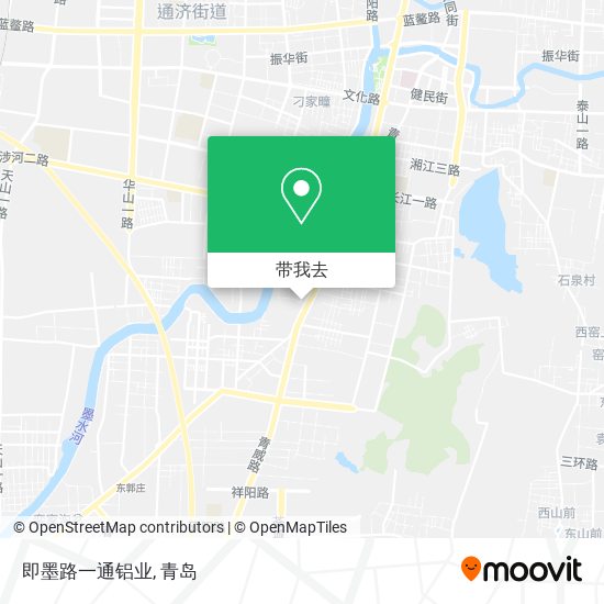 即墨路一通铝业地图