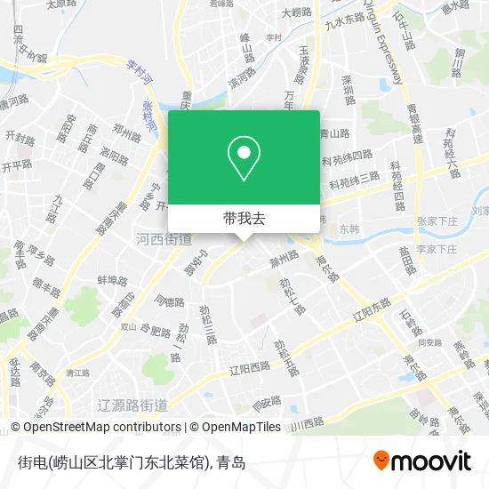 街电(崂山区北掌门东北菜馆)地图