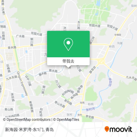 新海园·米罗湾-东1门地图
