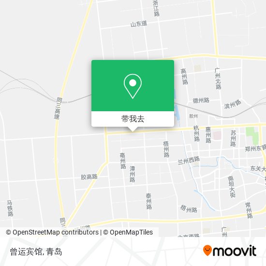 曾运宾馆地图