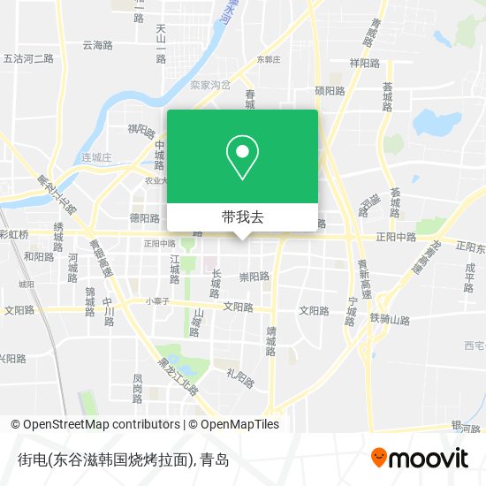 街电(东谷滋韩国烧烤拉面)地图