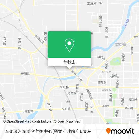 车饰缘汽车美容养护中心(黑龙江北路店)地图