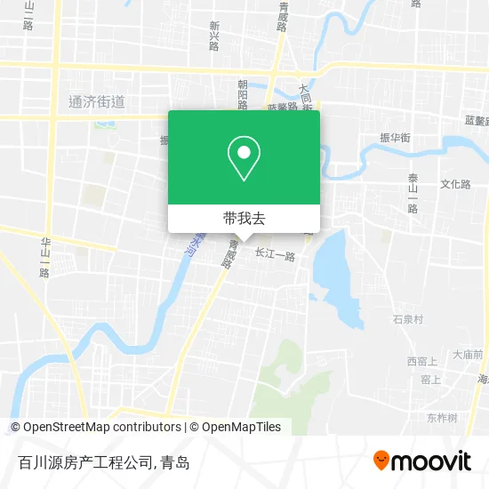 百川源房产工程公司地图