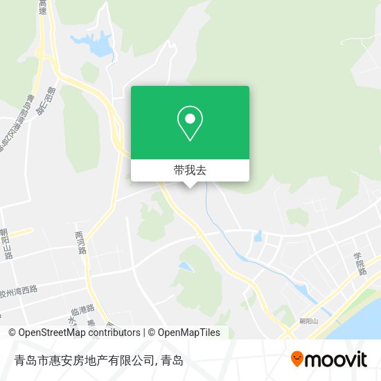青岛市惠安房地产有限公司地图