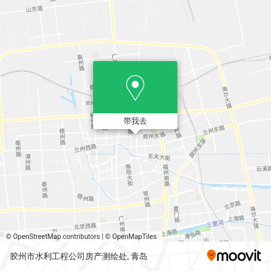 胶州市水利工程公司房产测绘处地图
