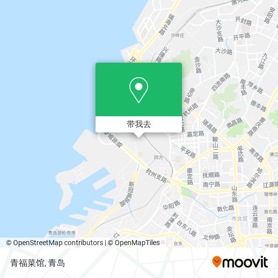 青福菜馆地图