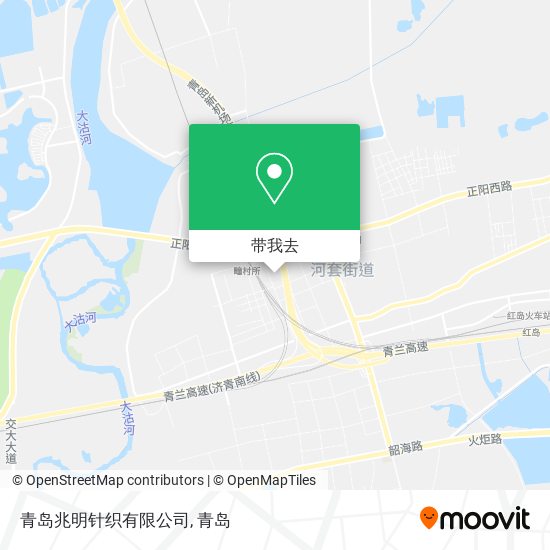 青岛兆明针织有限公司地图