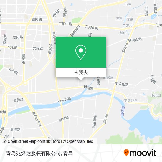 青岛兆烽达服装有限公司地图