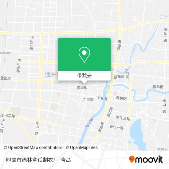 即墨市愚林童话制衣厂地图