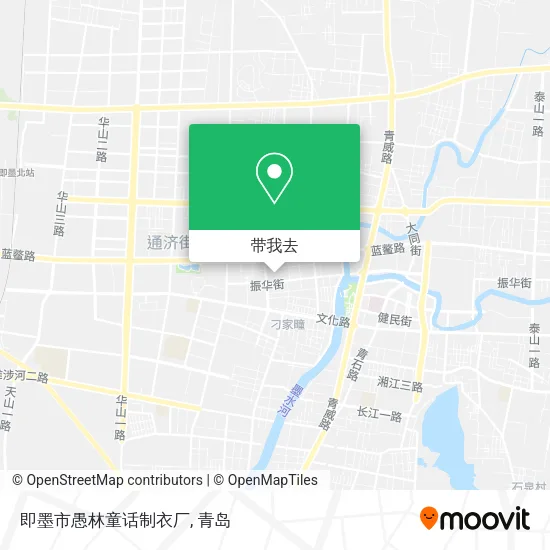 即墨市愚林童话制衣厂地图