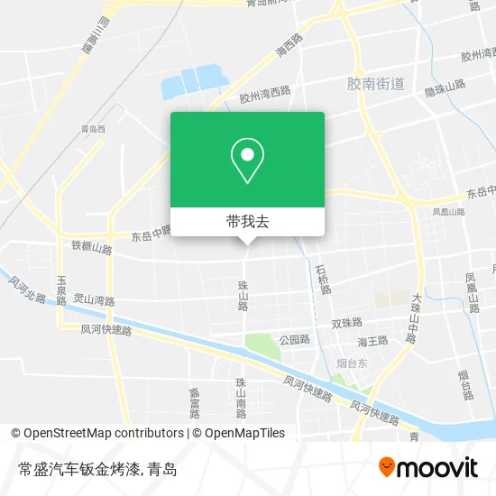 常盛汽车钣金烤漆地图