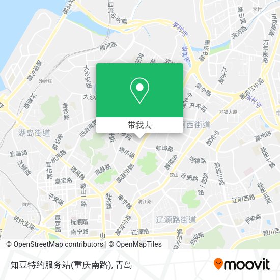 知豆特约服务站(重庆南路)地图