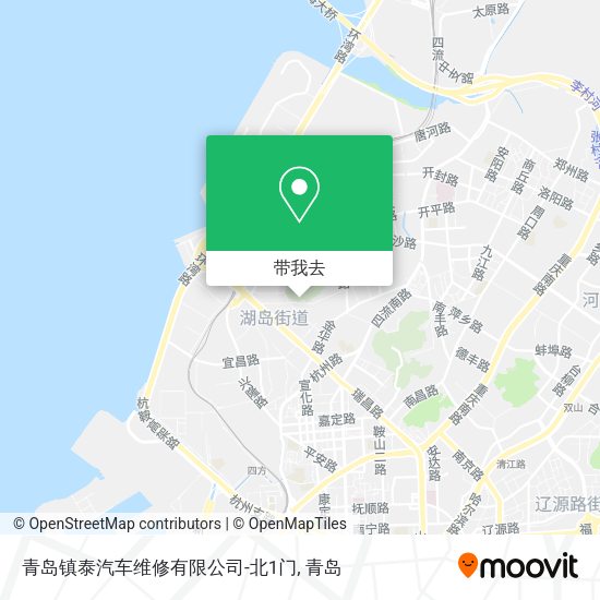 青岛镇泰汽车维修有限公司-北1门地图