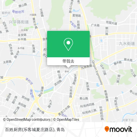 百姓厨房(乐客城夏庄路店)地图