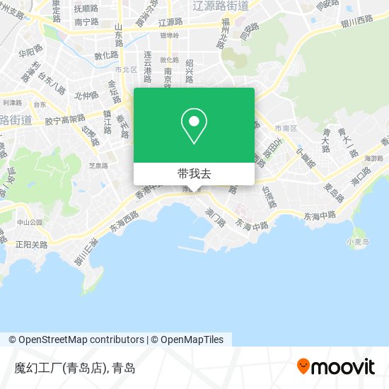 魔幻工厂(青岛店)地图