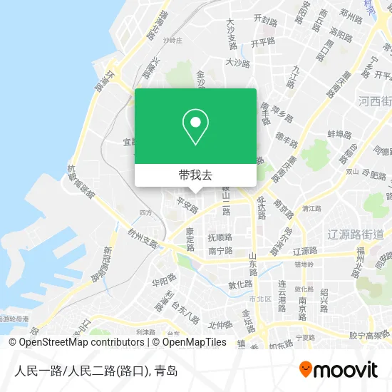 人民一路/人民二路(路口)地图