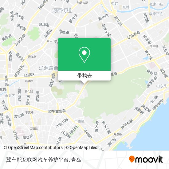 翼车配互联网汽车养护平台地图