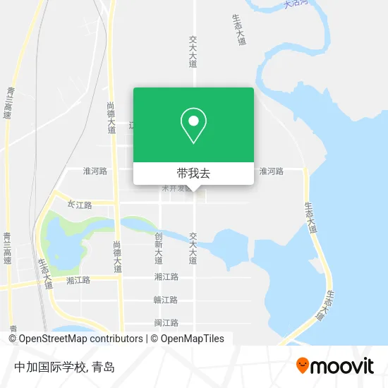 中加国际学校地图