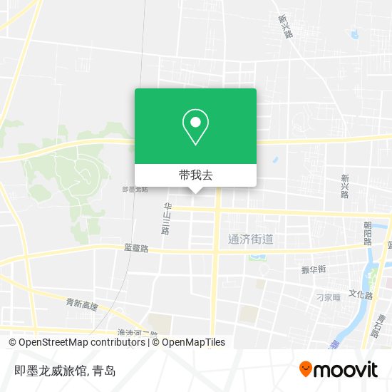 即墨龙威旅馆地图