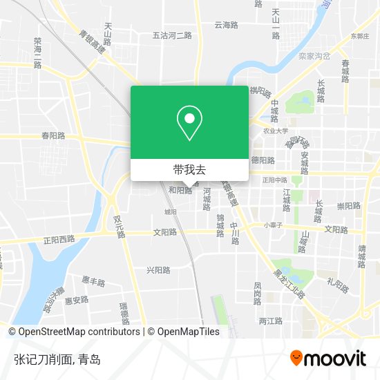 张记刀削面地图