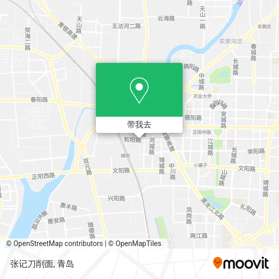 张记刀削面地图