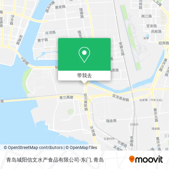 青岛城阳信文水产食品有限公司-东门地图