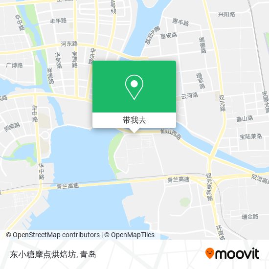 东小糖摩点烘焙坊地图