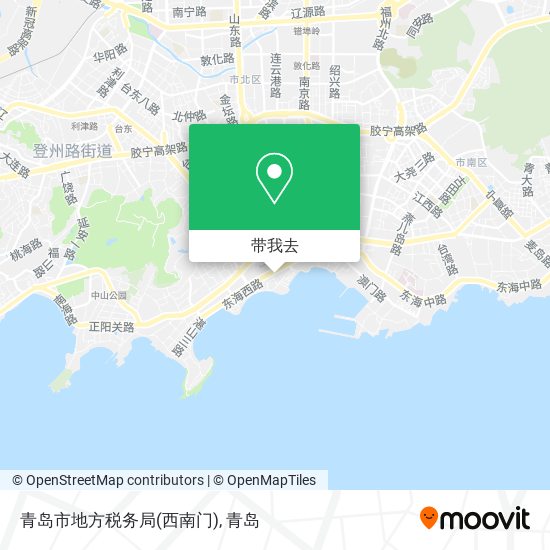 青岛市地方税务局(西南门)地图