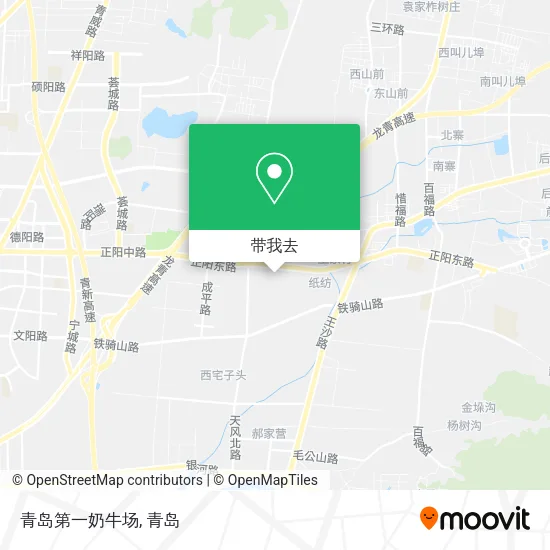 青岛第一奶牛场地图