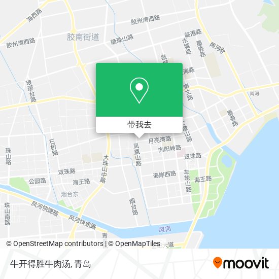 牛开得胜牛肉汤地图