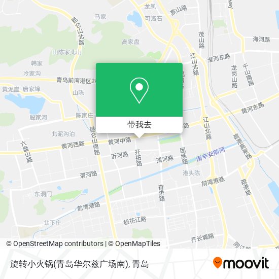 旋转小火锅(青岛华尔兹广场南)地图