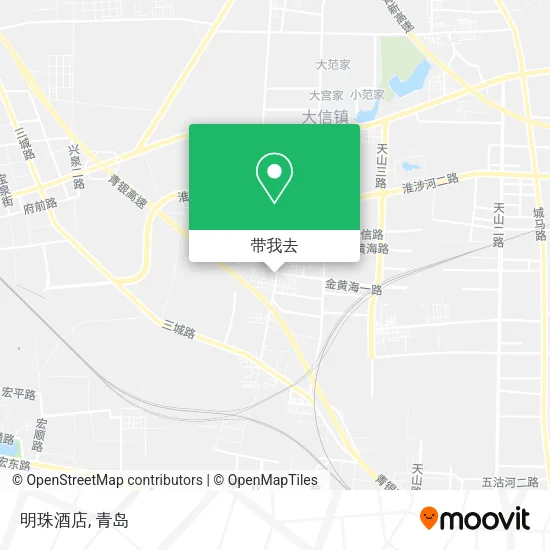 明珠酒店地图