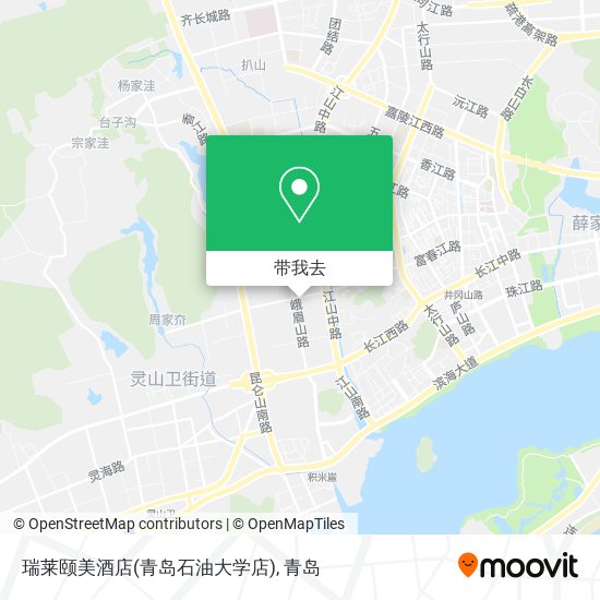 瑞莱颐美酒店(青岛石油大学店)地图