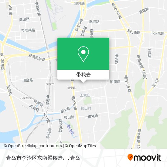 青岛市李沧区东南渠铸造厂地图