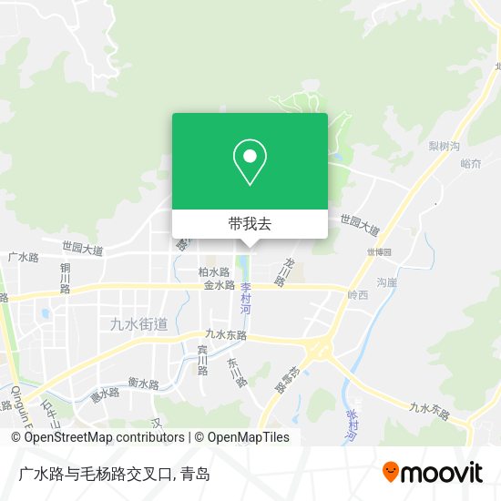 广水路与毛杨路交叉口地图
