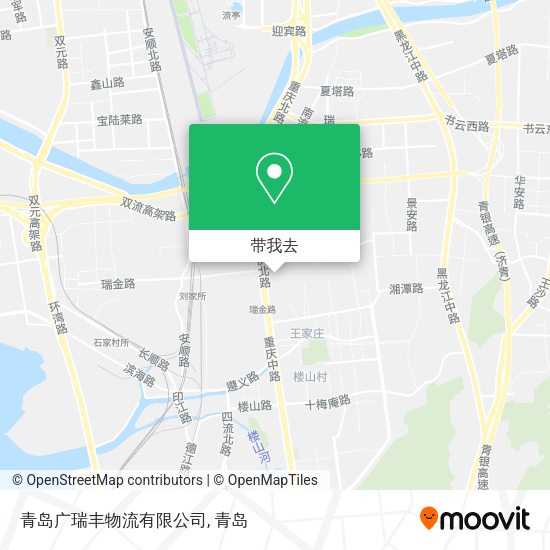 青岛广瑞丰物流有限公司地图
