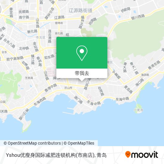 Yshou优瘦身国际减肥连锁机构(市南店)地图