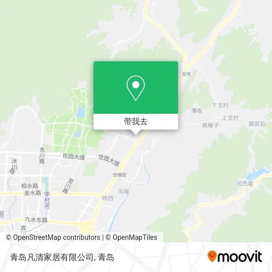 青岛凡清家居有限公司地图
