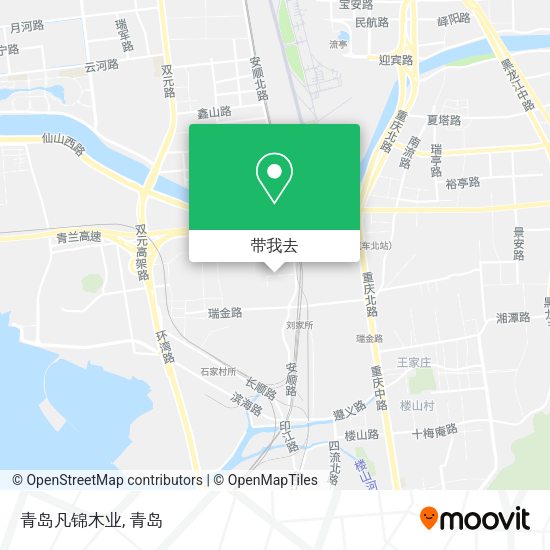青岛凡锦木业地图
