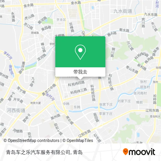 青岛车之乐汽车服务有限公司地图